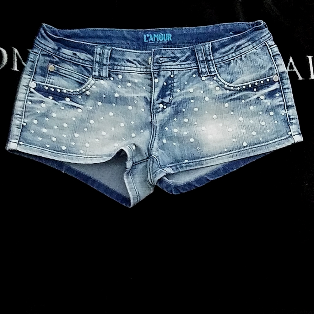 L'AMOUR Denim Shorts